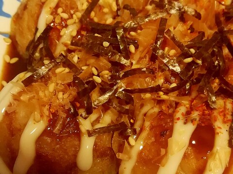 おつまみにぴったりな冷凍たこ焼きアレンジ